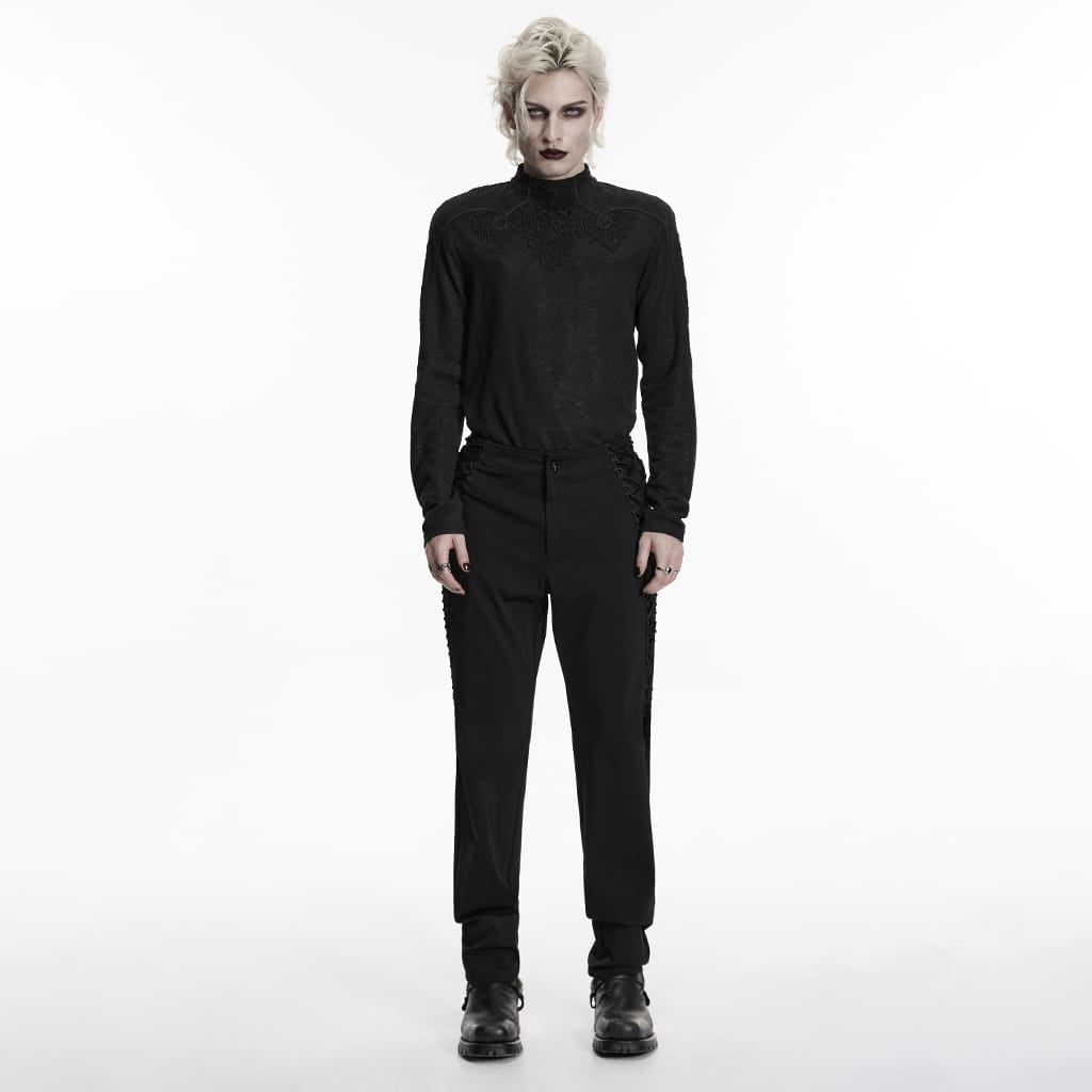 Pantaloni minimalisti gotici da uomo PUNK RAVE