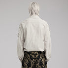 PUNK RAVE Herren Gothic-Trägerhemd mit Puffärmeln