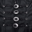 PUNK RAVE Men's Gothic Studs Buckle-up Waistcoat