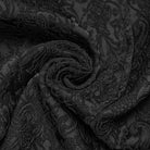 PUNK RAVE Men's Gothic Two‑Tone Lapel Jacquard Asymmetric Tailcoat Vest