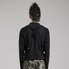 PUNK RAVE Men's Punk Adjustable Strap Bag