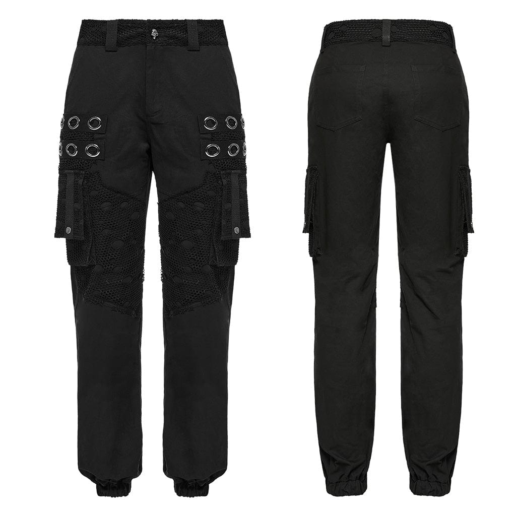PUNK RAVE Herren Punk Big-Pocket Splice Hose