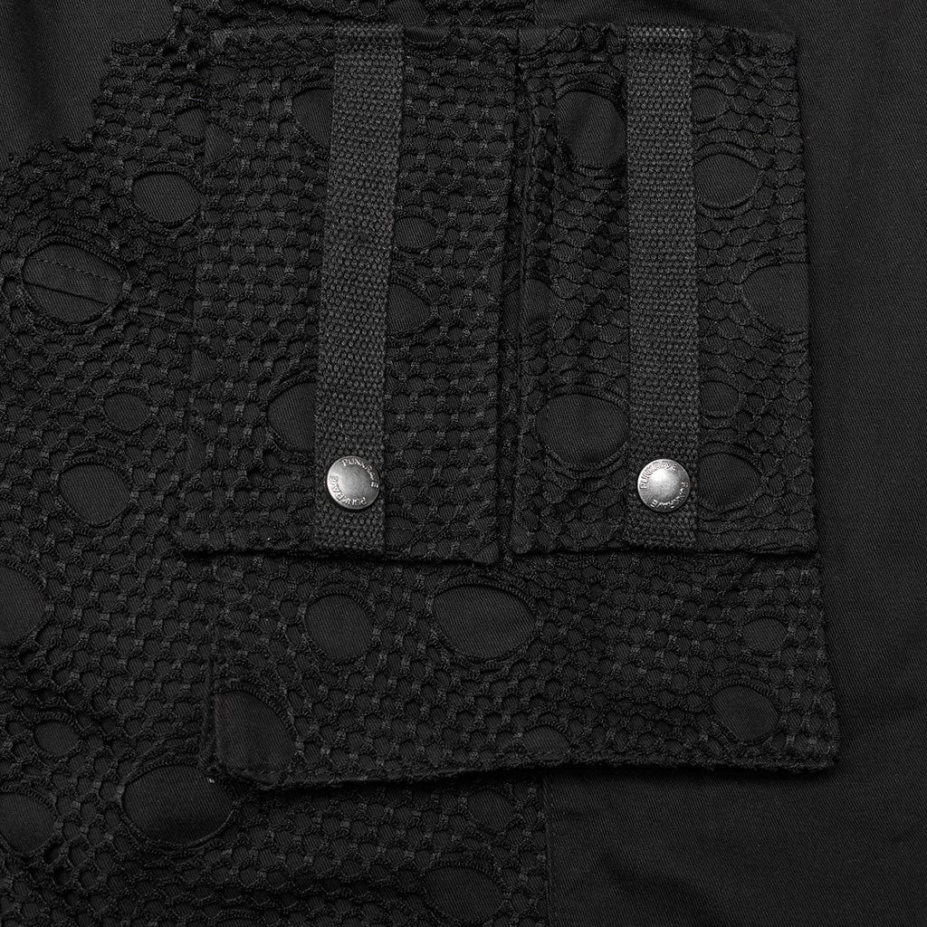 PUNK RAVE Herren Punk Big-Pocket Splice Hose