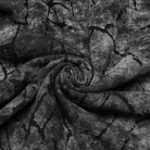 PUNK RAVE Men's Punk Big-pocket Tie-dyed Hooded T-shirt