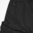 PUNK RAVE Men's Punk Buckle Big Pockets Shorts