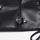 PUNK RAVE Men's Punk Buckle Strap Lace-up Girdle