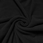 PUNK RAVE Men's Punk Buckle Strap Pleated Eyelet Top