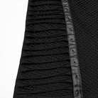 PUNK RAVE Men's Punk Buckle Strap Splice Mesh Vest