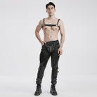 PUNK RAVE Men's Punk Chunky Chain Harness