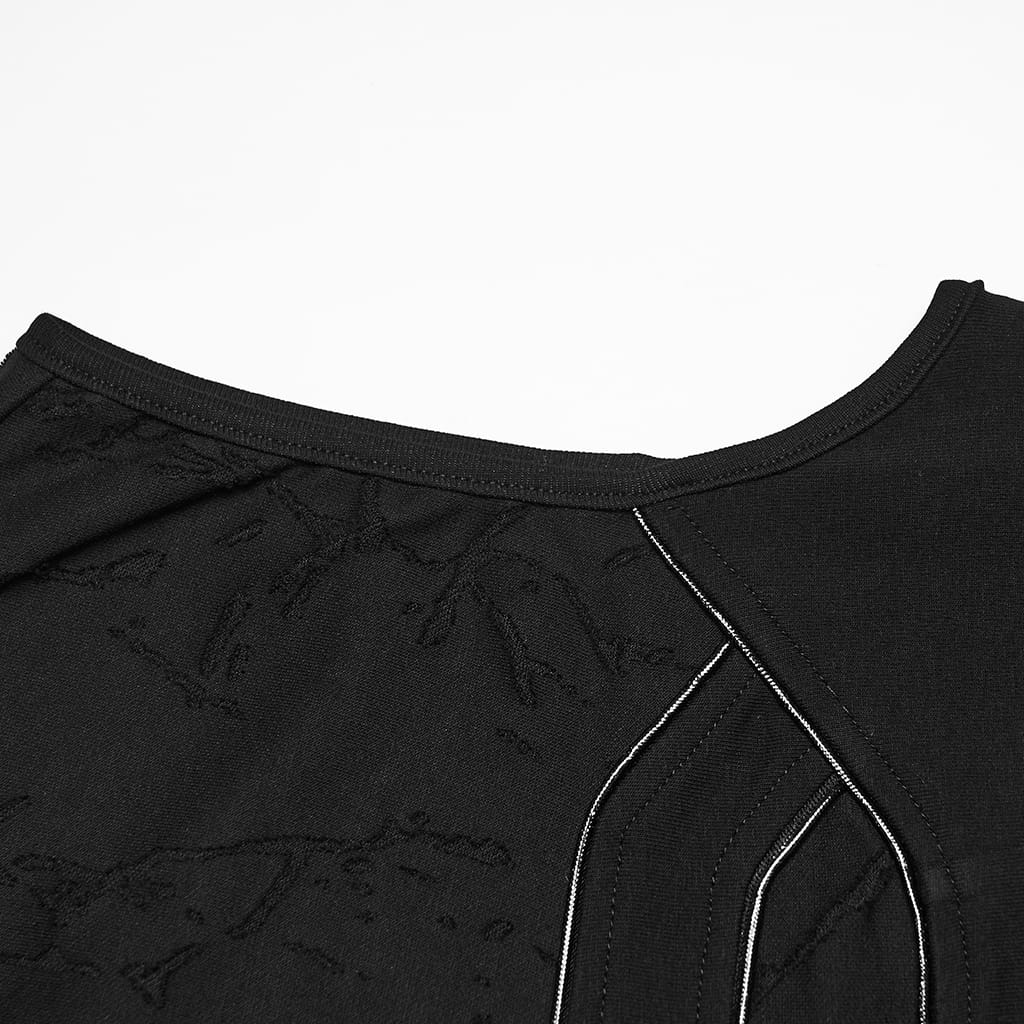 Canotta minimalista da uomo PUNK RAVE con croce punk