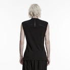 PUNK RAVE Men's Punk Cross Minimalist Tank Top