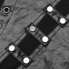 PUNK RAVE Herren Punk Kunstleder Splice Hemd