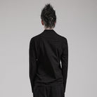 PUNK RAVE Herren Punk Kunstleder Splice Hemd