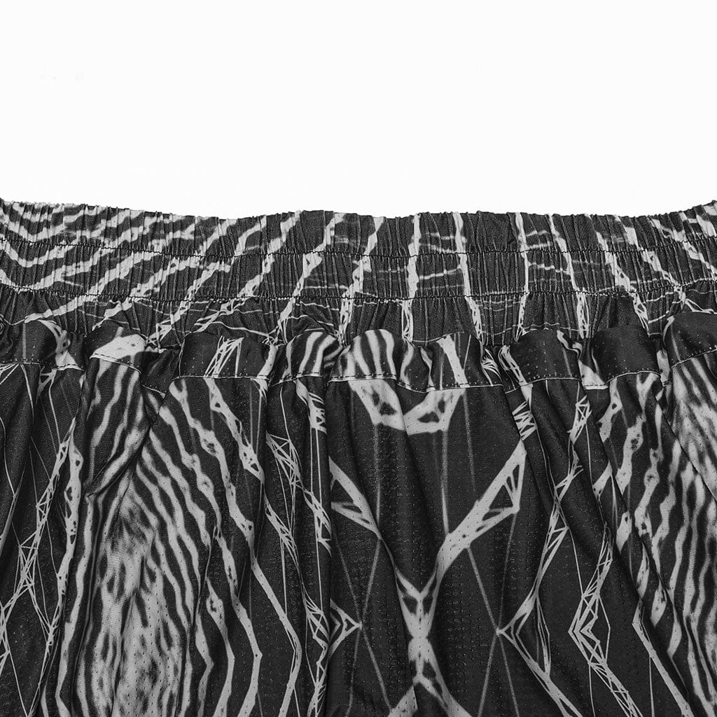 PUNK RAVE Herren-Schlupfhose mit Punk-Halo-Print