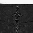 PUNK RAVE Men's Punk Lace-up Chained Zip Skirt