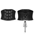 PUNK RAVE Men's Punk Lace-up Side Zipper Girdle