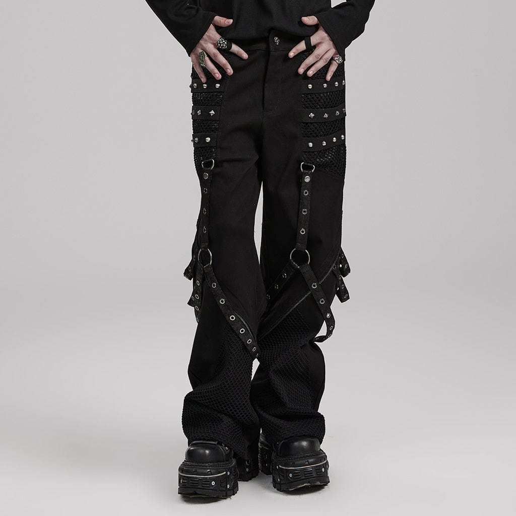 Devil Fashion Punk Mens Detachable Pants Steampunk Gothic Black Scotland  Kilt Trousers With Straps For Casual Wear Cotton Blend With Kirt From  Xianfeiyu, $52.31 | DHgate.Com