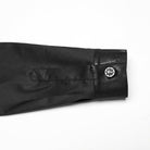 PUNK RAVE Men's Punk Pin Mesh Splice Shirt