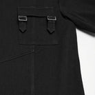 PUNK RAVE Men's Punk Pocket Denim T-shirt