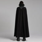 PUNK RAVE Men's Punk Rivets Buckle-up Eyelets Cape