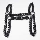PUNK RAVE Men's Punk Rivets Chain Harness