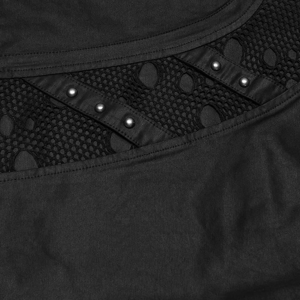 Pantaloncini minimalisti da uomo PUNK RAVE con rivetti punk