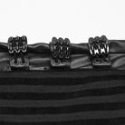 PUNK RAVE Men's Punk Striped Patchwork Pants