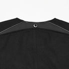 PUNK RAVE Men's Punk Studded Buckle Strap Pleated Vest