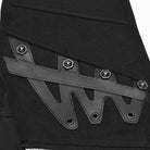 PUNK RAVE Men's Punk Studded Lace-up Zipper Girdle