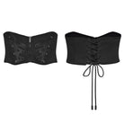 PUNK RAVE Men's Punk Studded Lace-up Zipper Girdle
