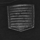 PUNK RAVE Men's Punk Studded Quilted Patchwork Pants
