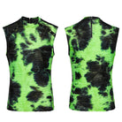 PUNK RAVE Men's Punk Tie-Dye Tank Top