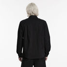 PUNK RAVE Men's Punk Zips Turn-down Collar Long Sleeved Shirt