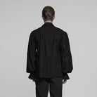 PUNK RAVE Punk Rave Herren Steampunk Rüschen Schnürung Kordelzug Langarmhemd Y873