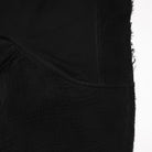 PUNK RAVE Unisex Punk Eyelets Hooded Vest Black