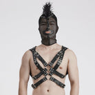 PUNK RAVE Unisex Punk Mohawk Mesh Hood