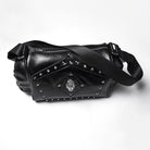 PUNK RAVE Unisex Punk Skull Rivet Bag