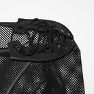 PUNK RAVE Women's Cyberpunk Armor Shoulder Sheer Bodysuit