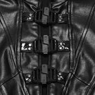 PUNK RAVE Women's Cyberpunk Buckle Strap Sleeveless Dress