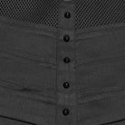 PUNK RAVE Women's Cyberpunk Cutout Studded Mechanical Tank Top Black