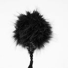 PUNK RAVE Women's Cyberpunk Furry Skull Tassel Headwear
