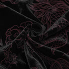 PUNK RAVE Women's Cyberpunk Jacquard Buckle Strap Sleeveless Dress