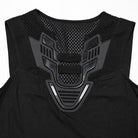 PUNK RAVE Women's Cyberpunk Plunging Mesh Splice Tank Top
