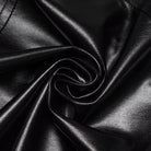 PUNK RAVE Women's Cyberpunk Studded Cutout Strappy Crop Top Black