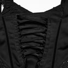 PUNK RAVE Women's Gothic Applique Chained Sleeveless Maxi Dress Black