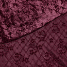 PUNK RAVE Women's Gothic Batwing Lace Splice Velvet Fishtailed Skirt Red