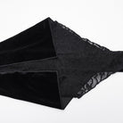 PUNK RAVE Women's Gothic Beaded Flare Sleeved Maxi Dress Witch Dress