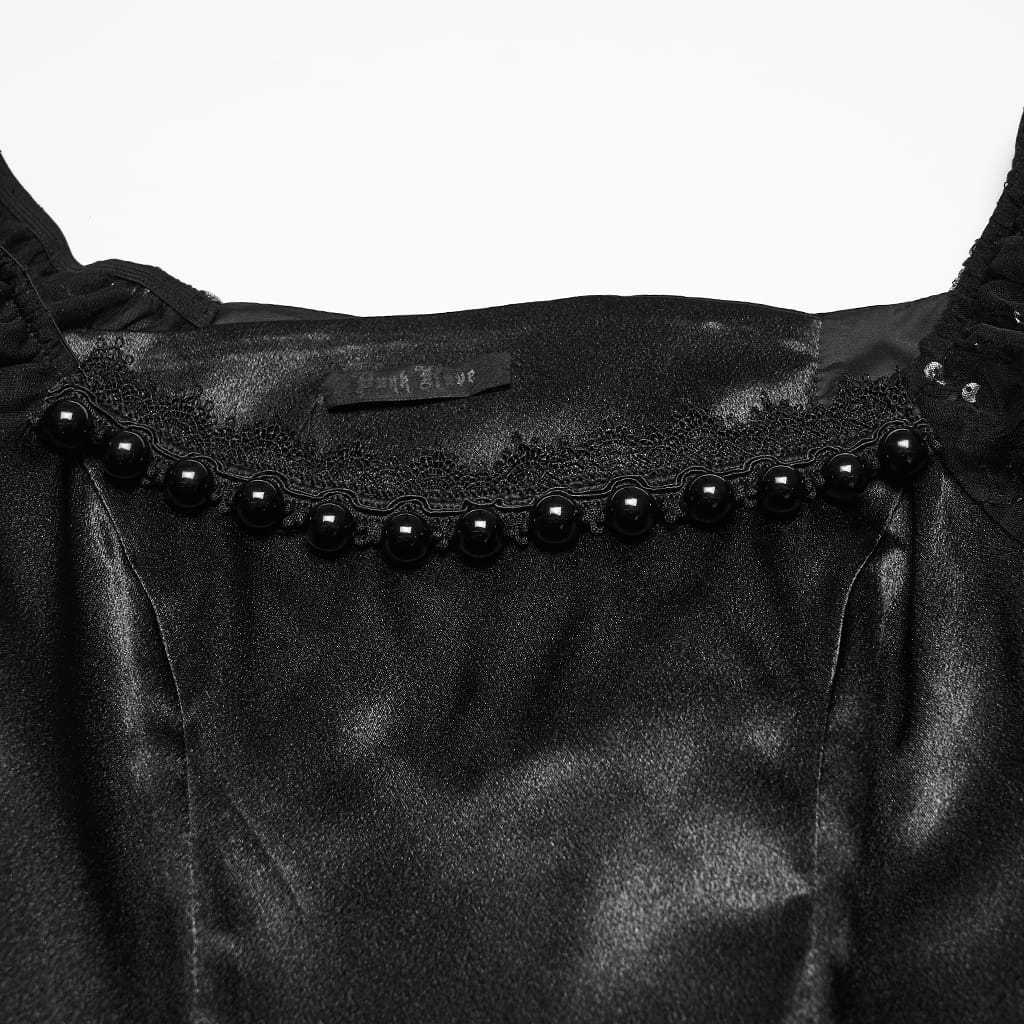 Women's Punk Faux Leather Spike Studded Wide Wristband – Punk Design