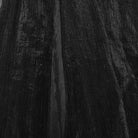 PUNK RAVE Women's Gothic Buckle Split Chiffon Skirt Black