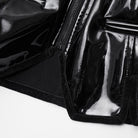 PUNK RAVE Women's Gothic Buckle Strip Faux Leather Vest